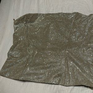 Bling strapless top